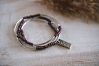 Beaded Triple Wrap Bracelet