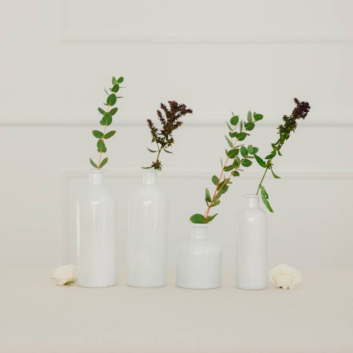 Assorted Flower Décor Vases - Set of 4
