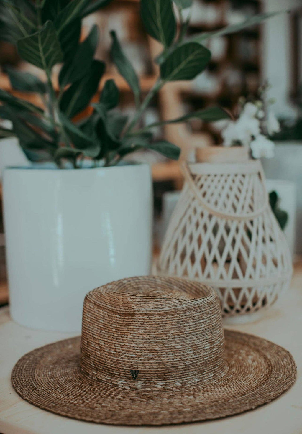 Sadie Palm Straw Rancher Hat – Wide Brim
