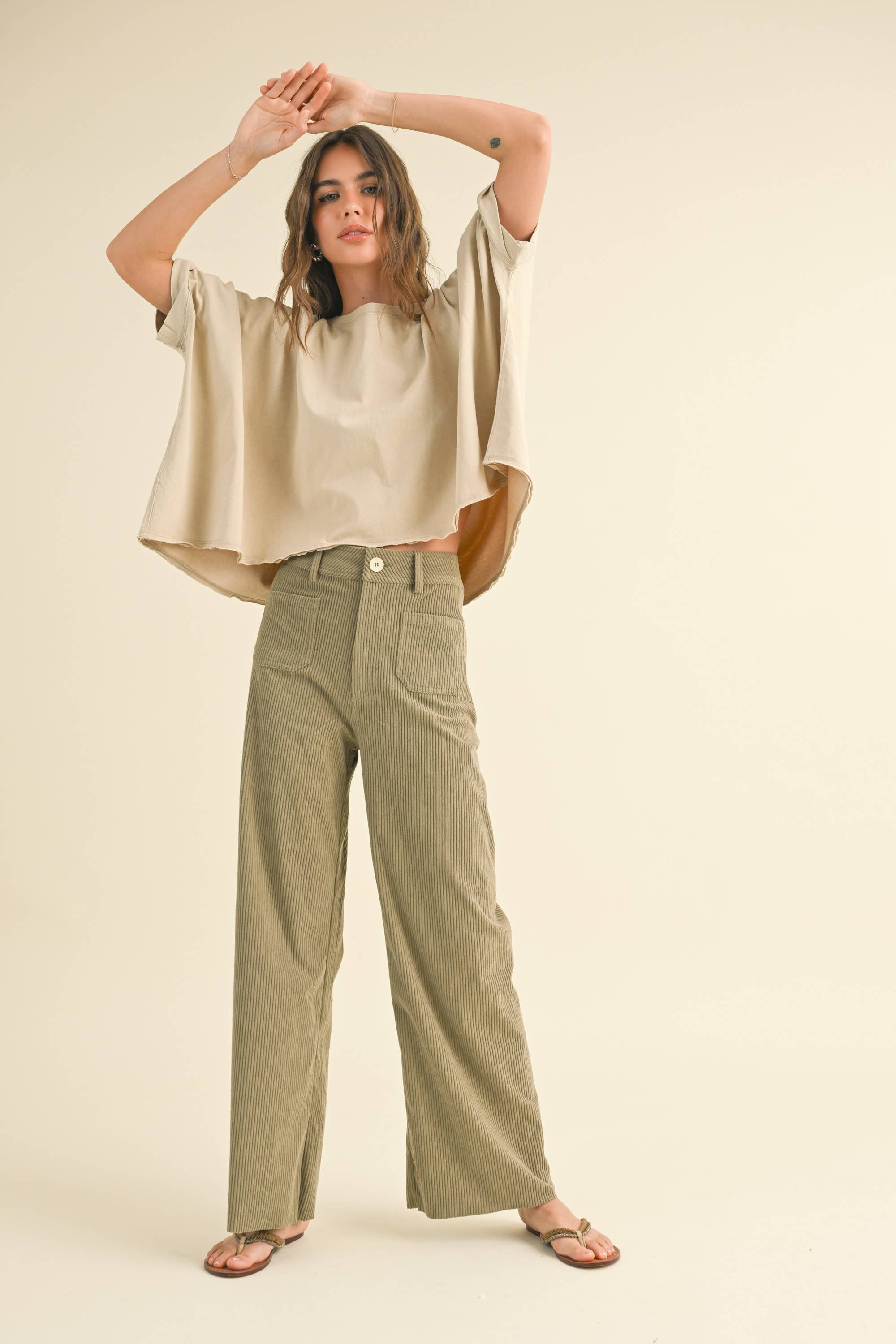 Bye & Wash Oversized Tee