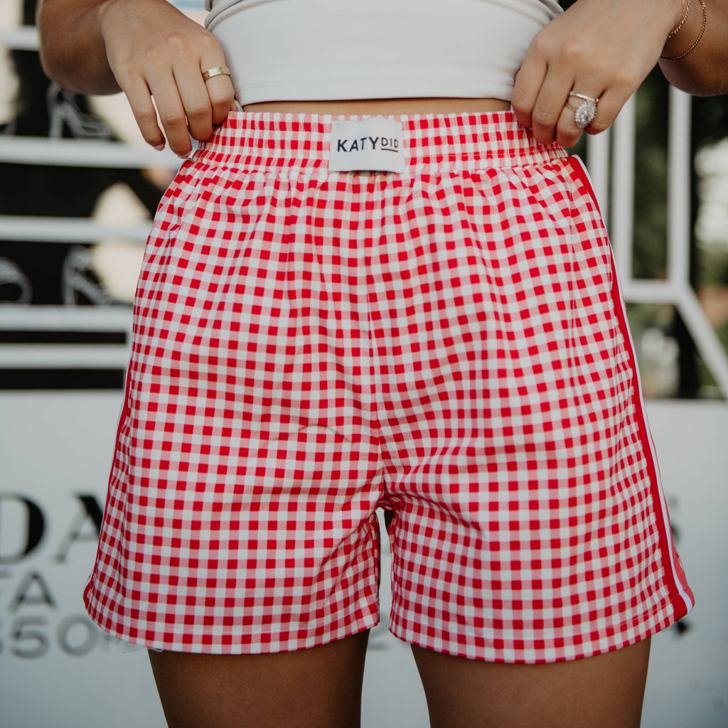 Red Plaid Boxers