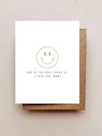 Smiley Face Mother's Day Card