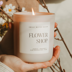 Flower Shop 15 oz Soy Candle - Glass Matte Jar