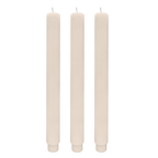 Fluted Taper Candles, Set of 3 - Home Decor & Gifts