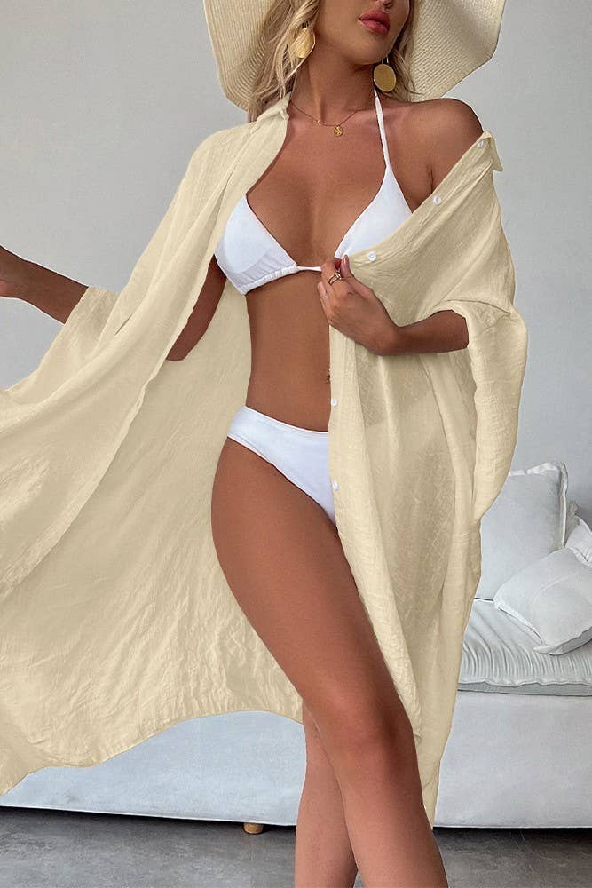 Summer Beach Shirt Cover Up