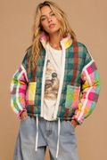 Quilted Patchwork Puffer