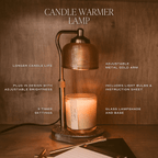 *NEW* Candle Lamp Warmer, Wood Base - Home Decor & Gifts
