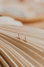 Dezi Studs | 14kt Gold Fill + Sterling Silver