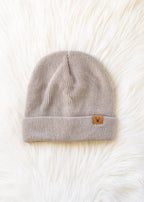 Taupe Knit Beanie