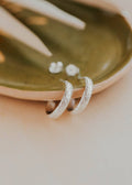 Flora Hoops | 14kt Gold Fill + Sterling Silver