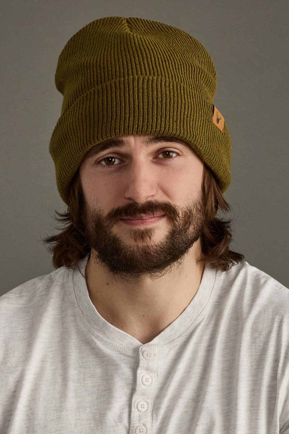 Olive Knit Beanie