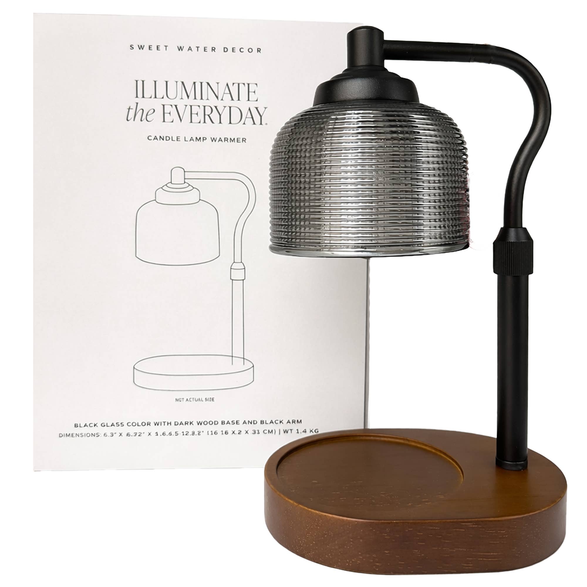 *NEW* Candle Lamp Warmer, Wood Base - Home Decor & Gifts