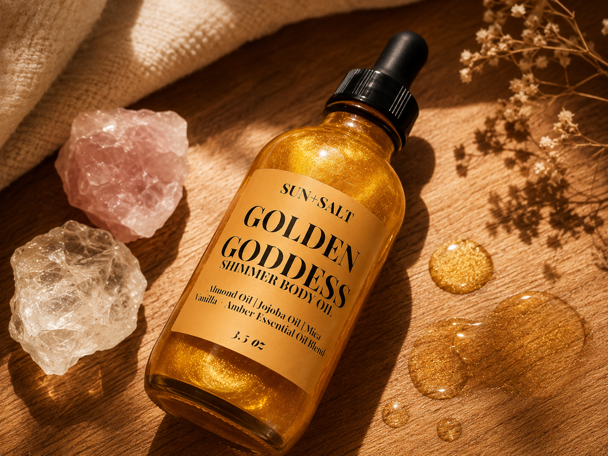 Golden Goddess Shimmer Body Oil