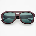 Voyager Oversized Acetate Aviator Sunglasses