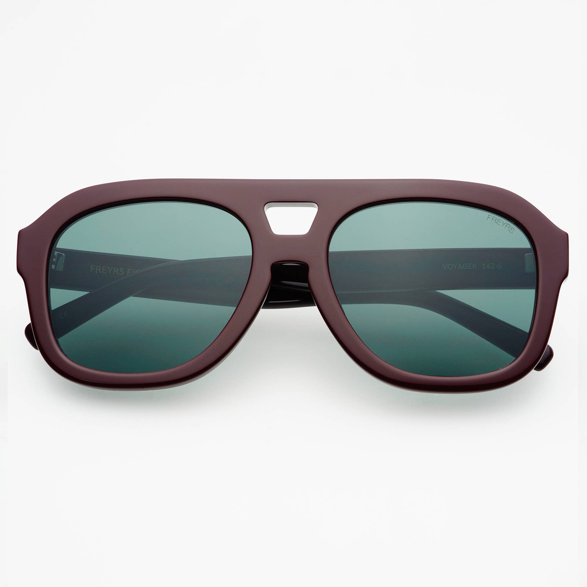 Voyager Oversized Acetate Aviator Sunglasses
