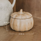 Pumpkin Spice Soy Candle in Ceramic Pumpkin – 8 oz
