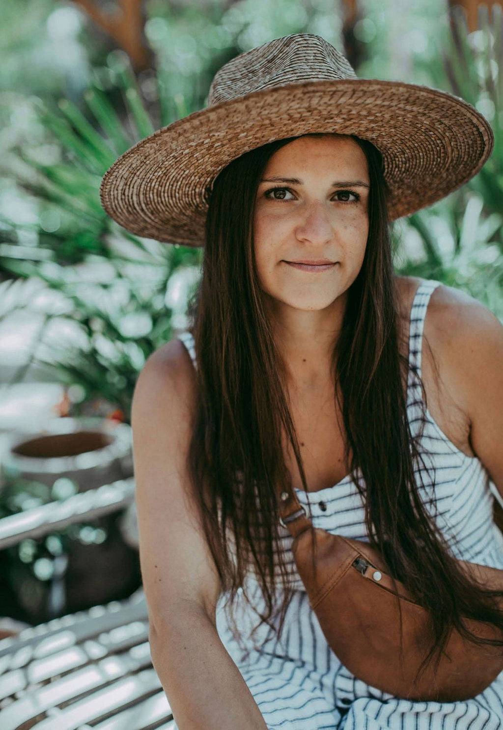 Sadie Palm Straw Rancher Hat – Wide Brim