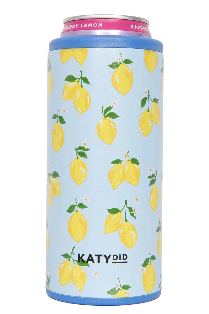 Zesty Lemons Koozie Slim Can Cooler