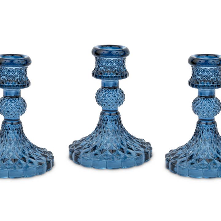 Vintage Taper Candle Holder - Set of 3