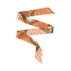 Silky Printed Twilly Bag Scarf