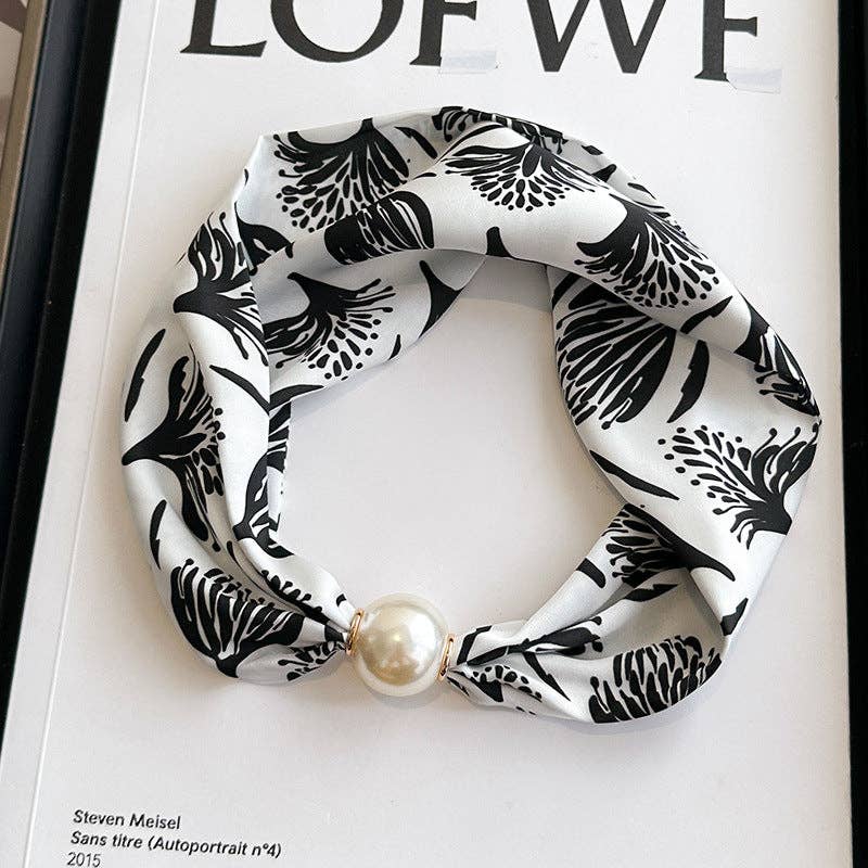 Lightweight Satin Neck Scarf