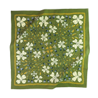 Josephine Cotton Bandana – Green & Lilac