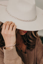 Genuine Leather Braided Hat Band