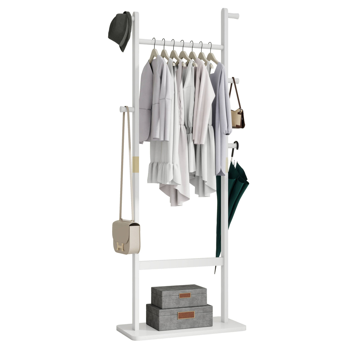 Coat Racks solid wood hanger 23.6* 11*71 in easy to assemble