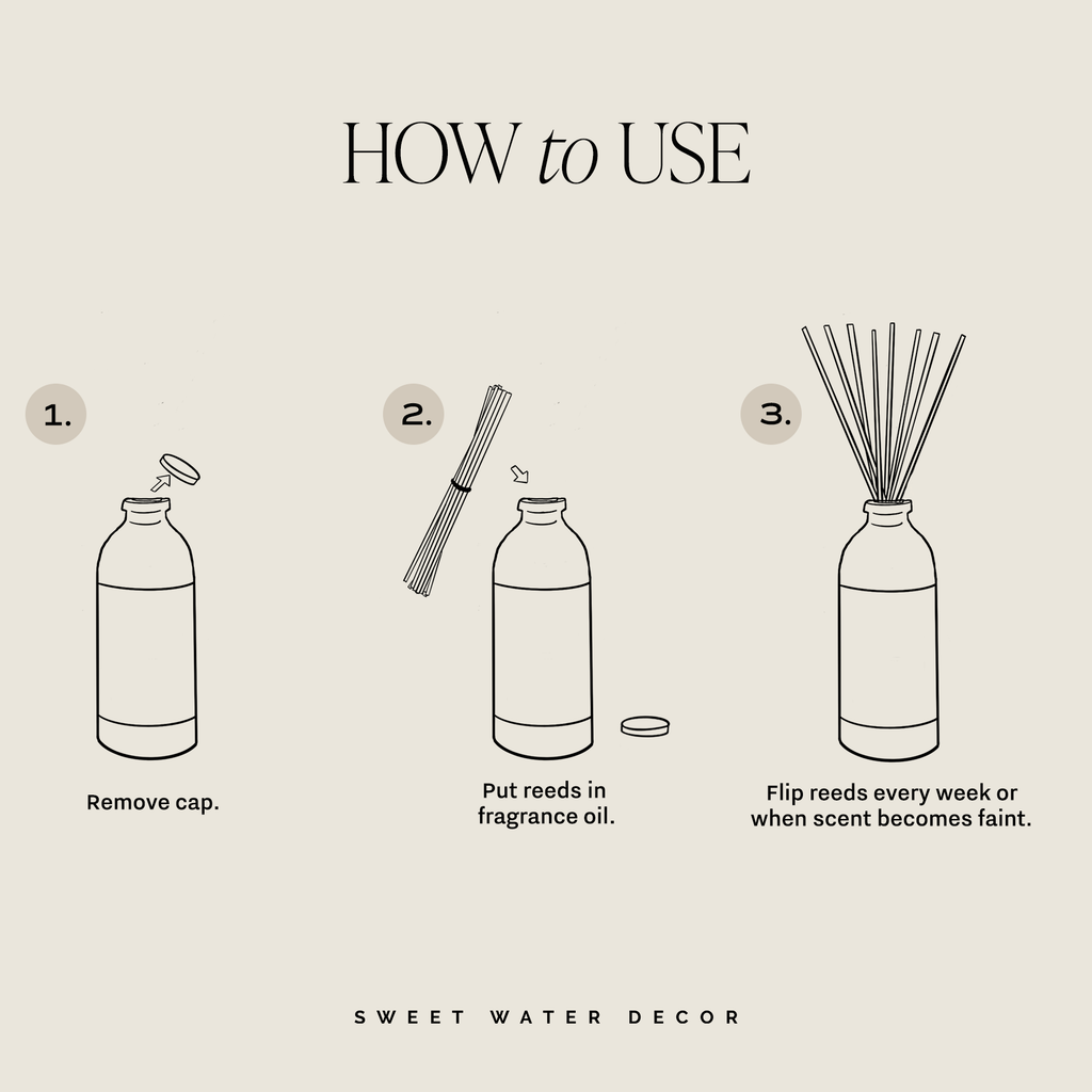 Salt & Sea Reed Diffuser - Coastal Citrus Home Fragrance