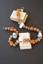 Ghost & Pumpkin Halloween Garland – 72-Inch