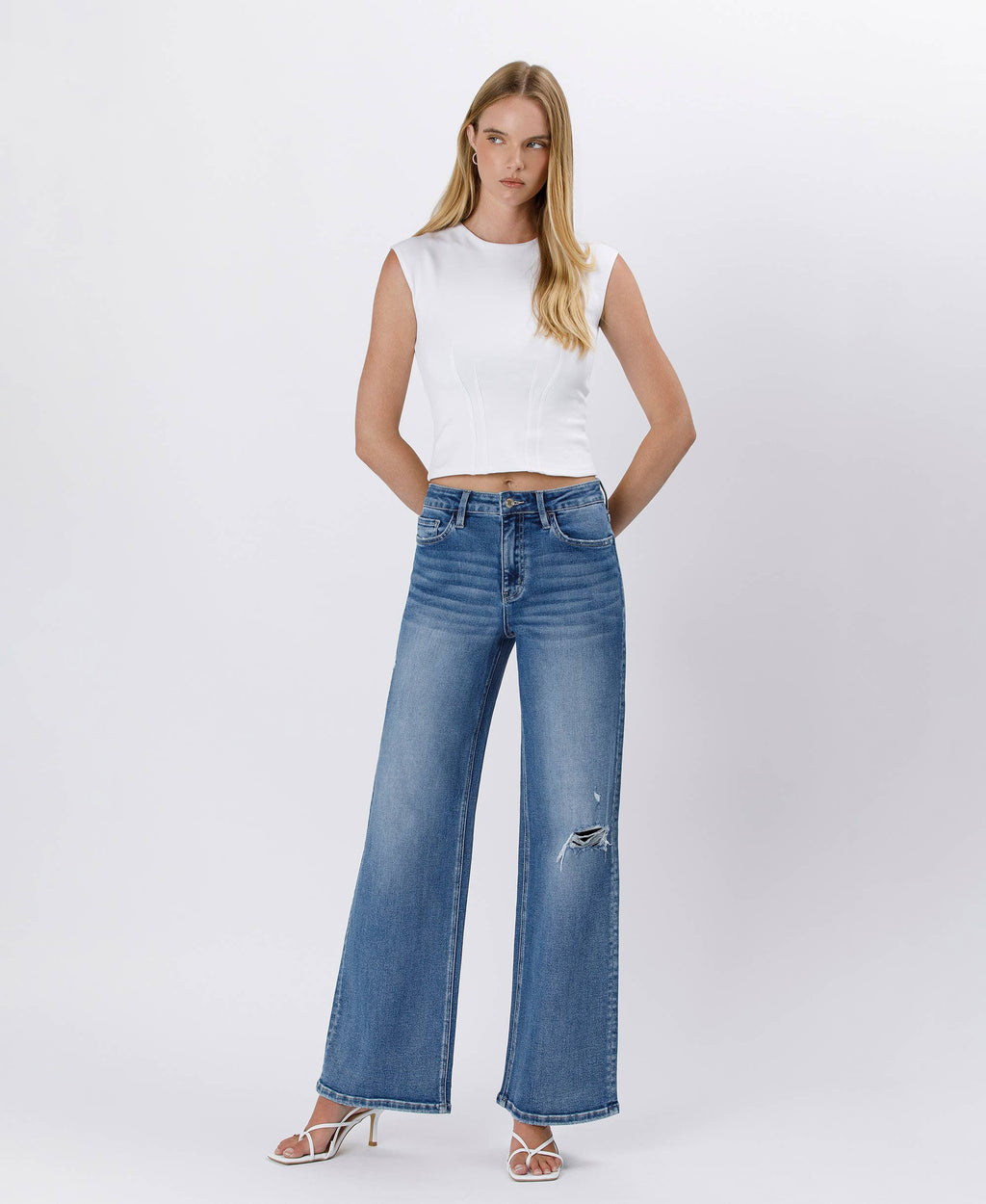 Lovervet High Rise Baggy Wide Jeans