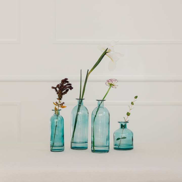 Assorted Flower Décor Vases - Set of 4