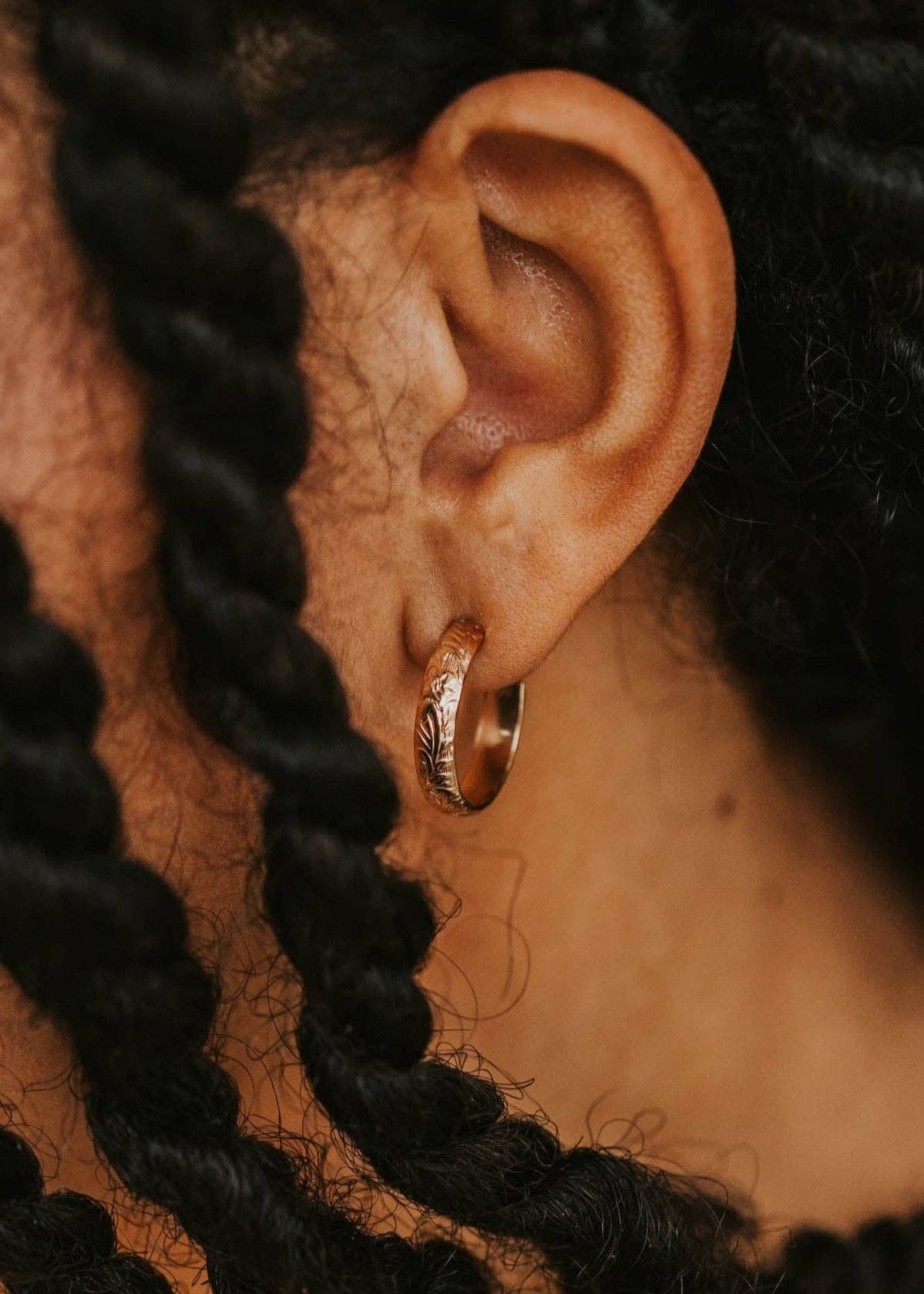 Flora Hoops | 14kt Gold Fill + Sterling Silver