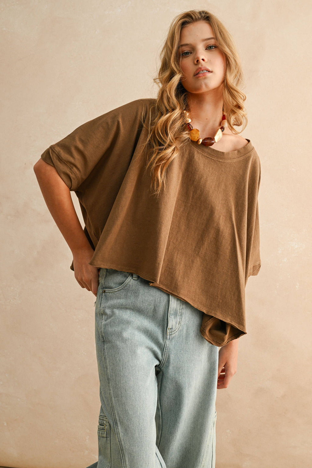 Bye & Wash Oversized Tee