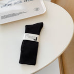 Macaron Cotton Crew Socks