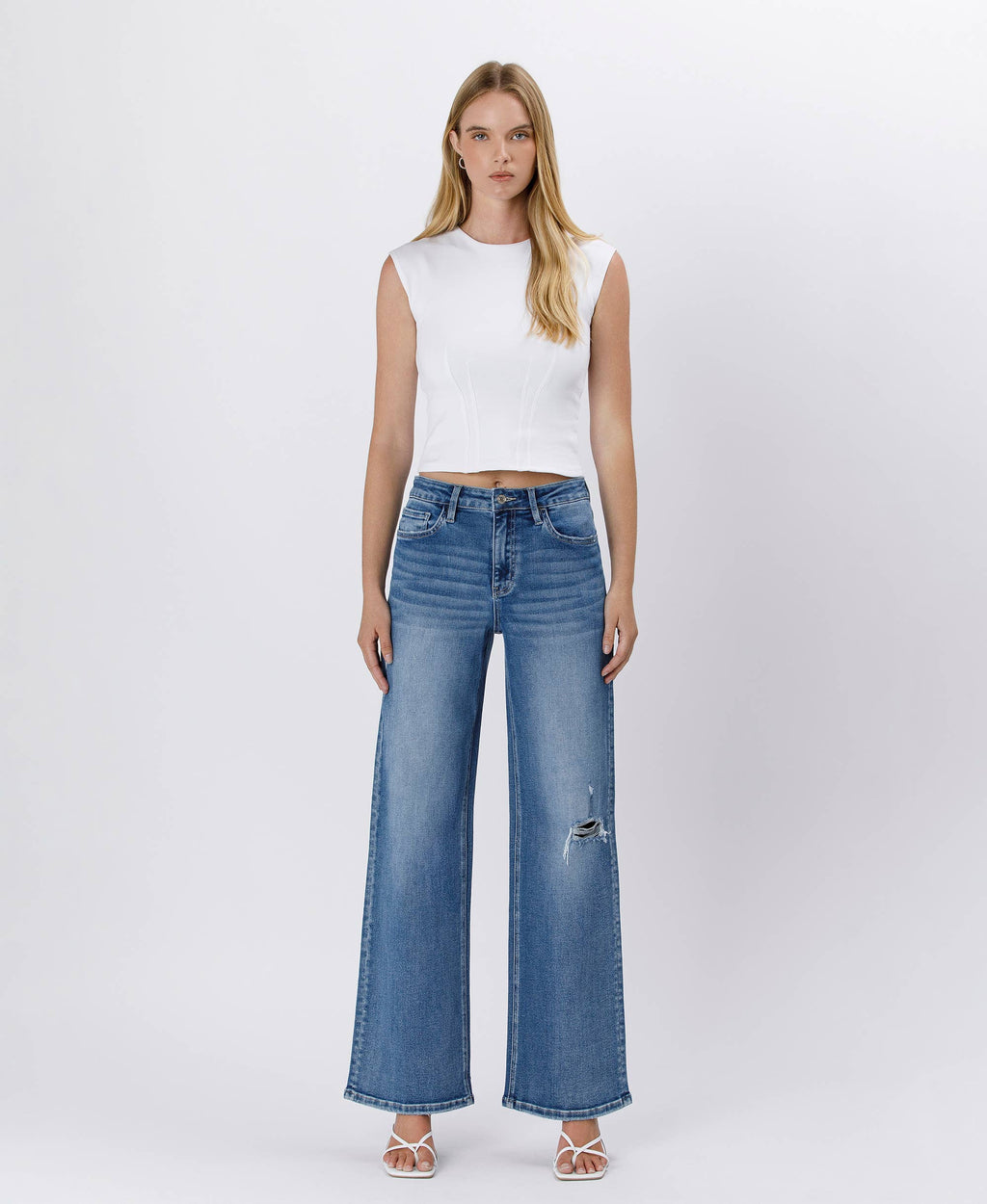 Lovervet High Rise Baggy Wide Jeans