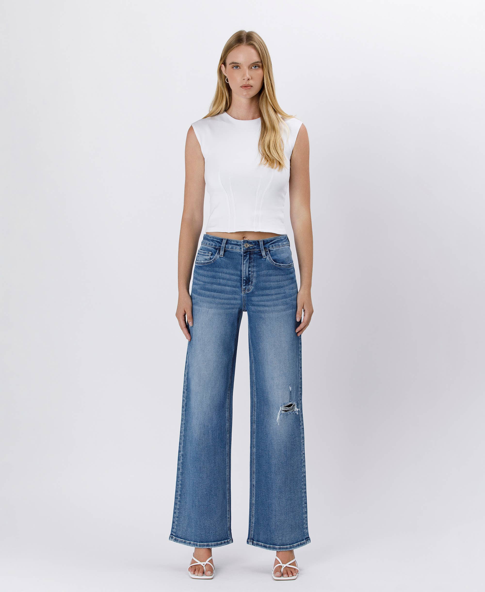 Lovervet High Rise Baggy Wide Jeans