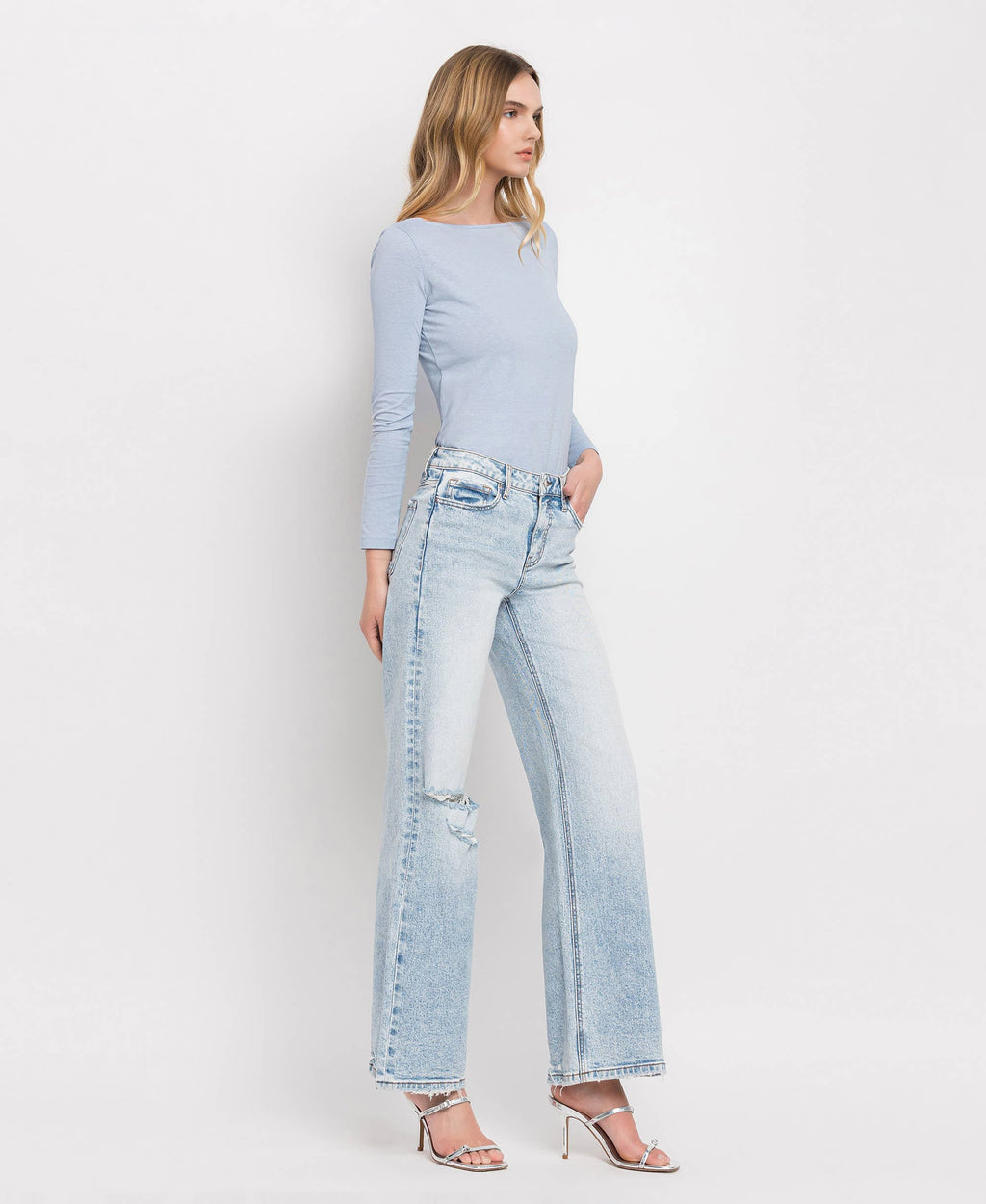 Lovervet High Rise Wide Leg Jeans