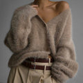 Cozy Faux Mink Cardigan