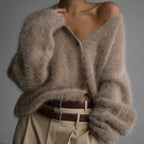 Cozy Faux Mink Cardigan