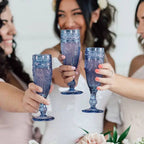 Vintage Style Glass Champagne