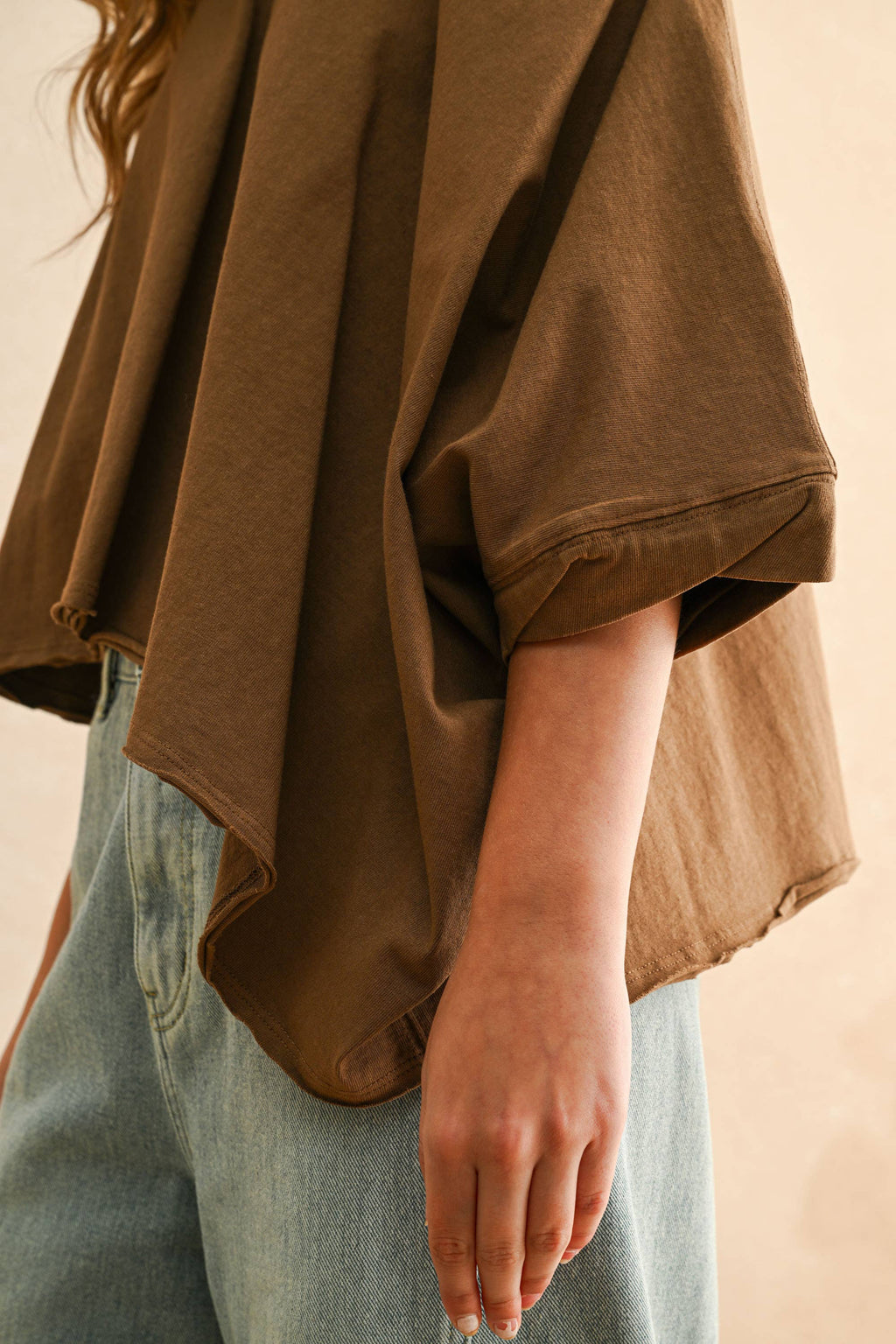 Bye & Wash Oversized Tee