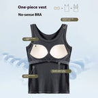 Ribbed Built-In Bra Tank