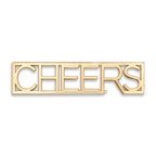 Gold "CHEERS" Bottle Opener - Modern Wedding Favor