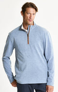 Men's Ultra Soft Quarter Zip Pullover – Slate Blue