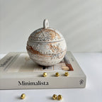 Snowflake Bauble Candle | Coconut Soy Wax Christmas Decor