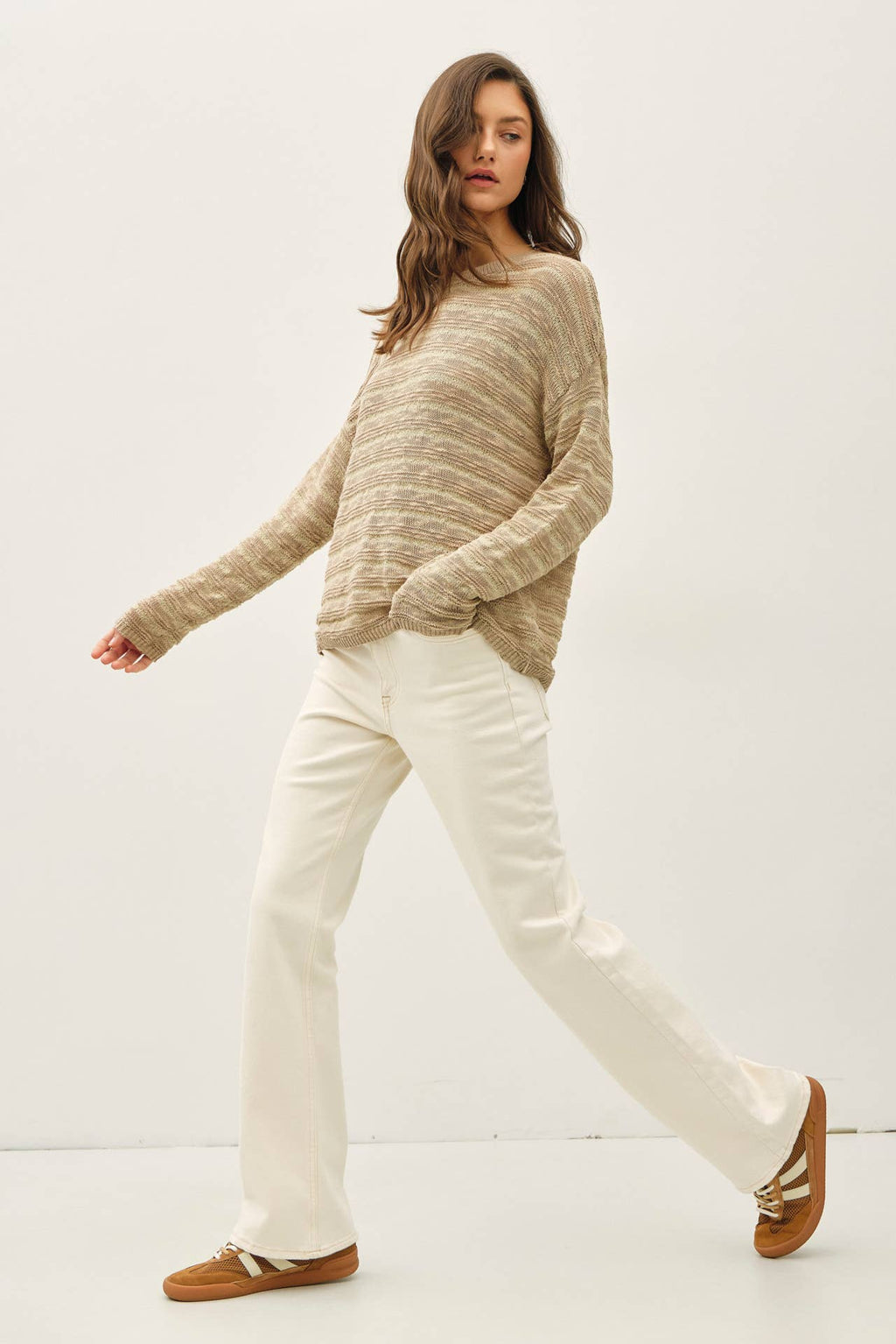 Lightweight Striped Beachy Sweater