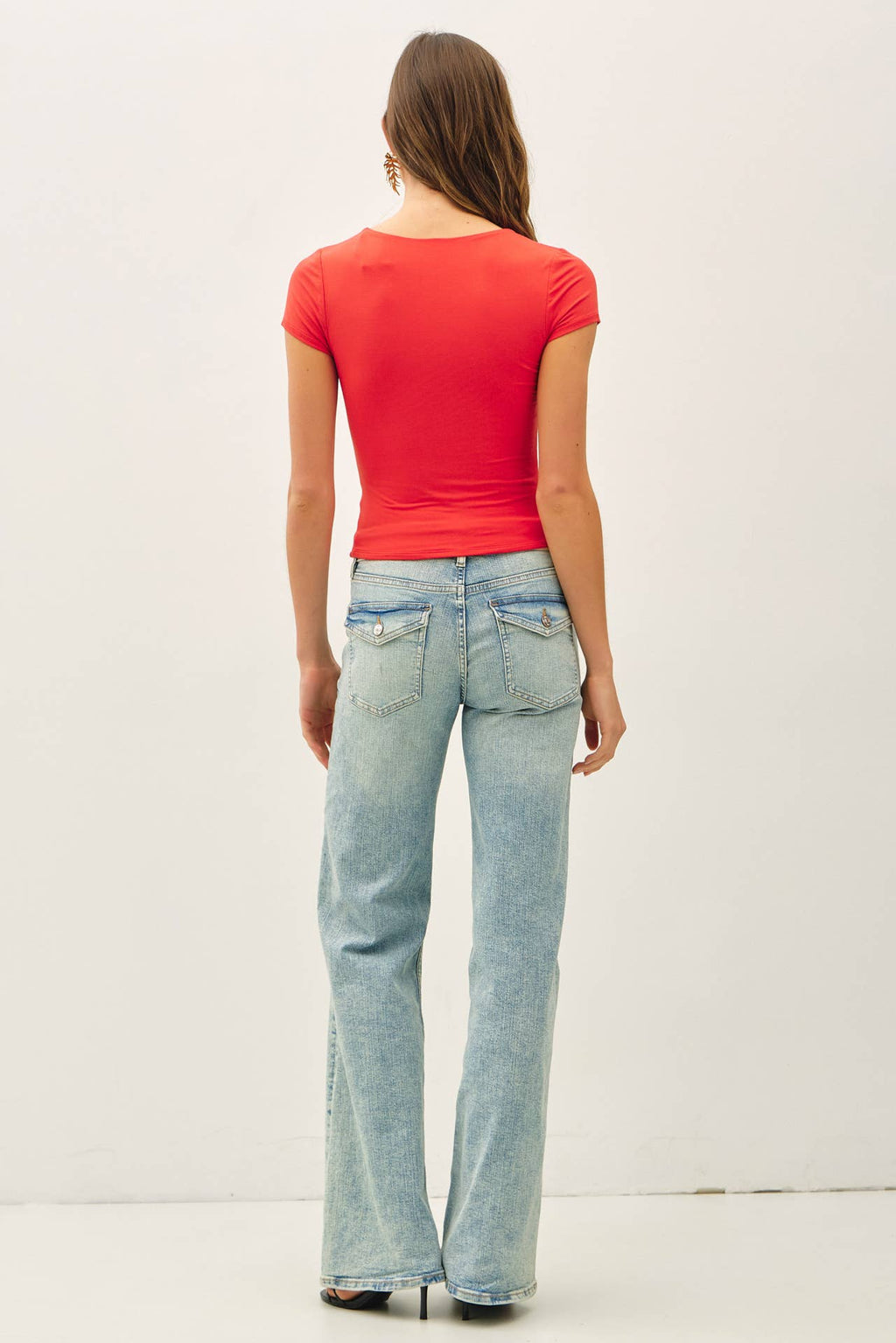 Women’s Square Neck Knit Tee