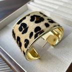 Zebra & Leopard Print Cuffed Bracelets
