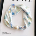 Lightweight Satin Neck Scarf